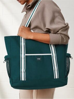 NWT Abercrombie & Fitch YPB Green Iconic Tote Bag $90 MSRP